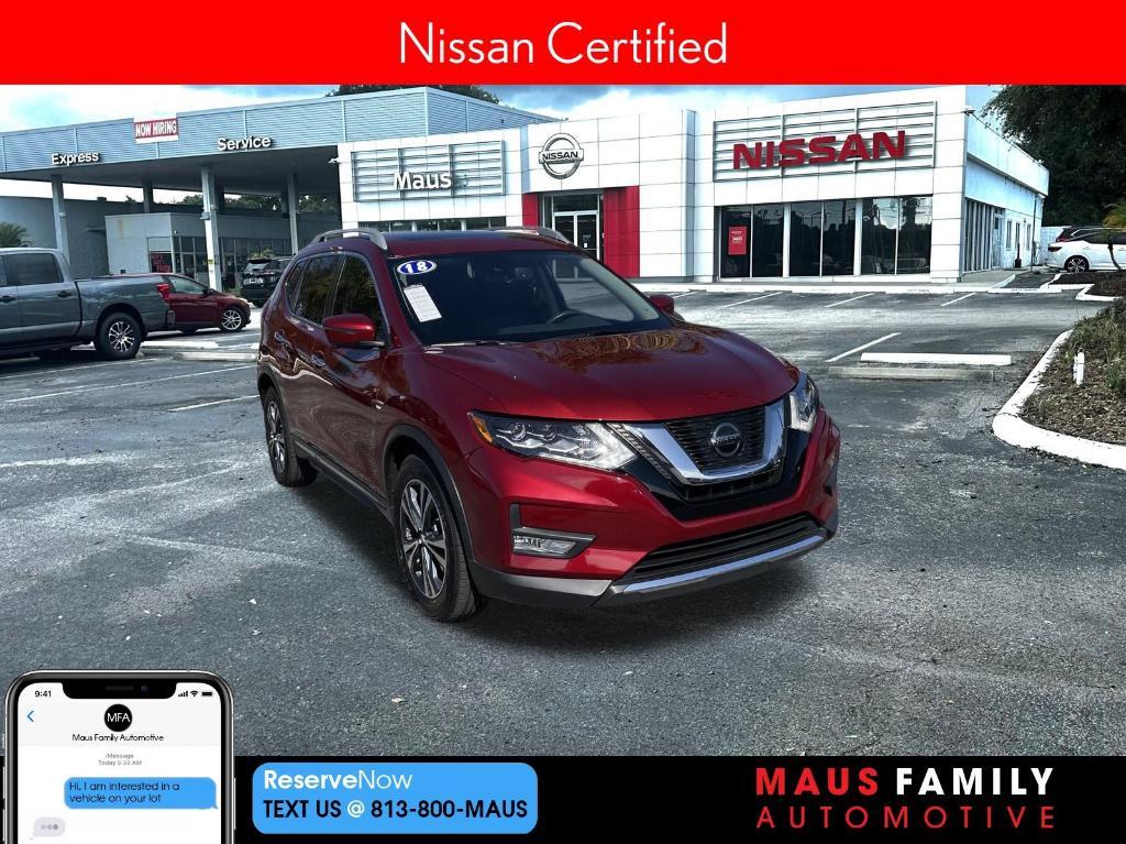 used 2018 Nissan Rogue car, priced at $17,400