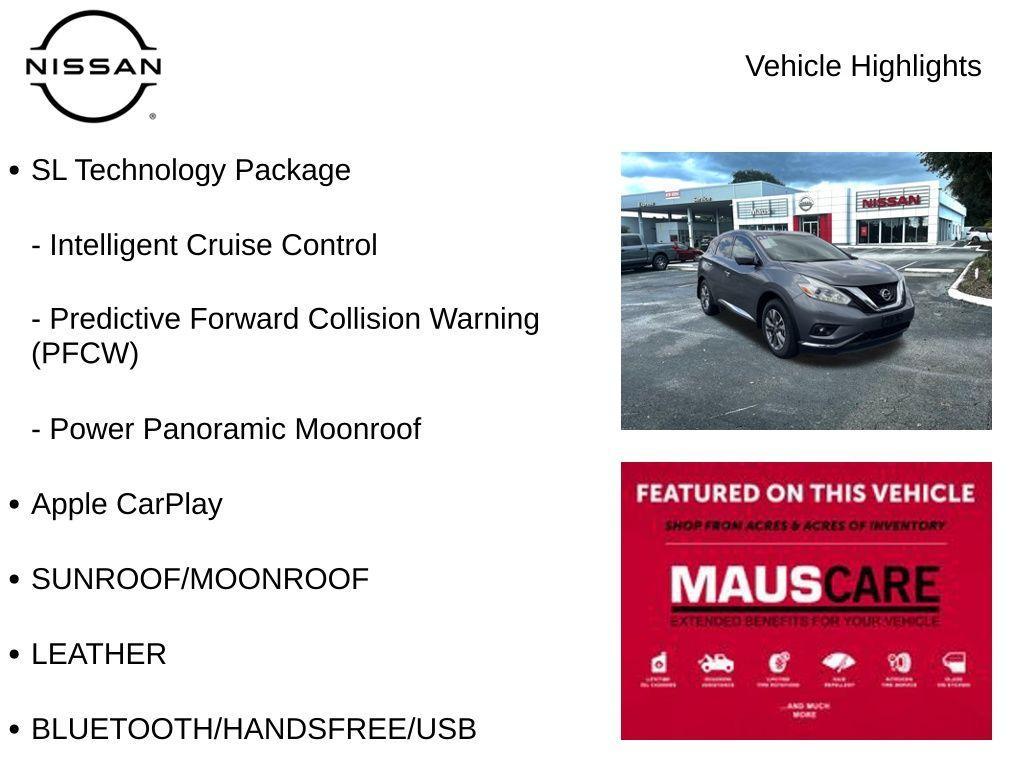 used 2017 Nissan Murano car, priced at $16,847
