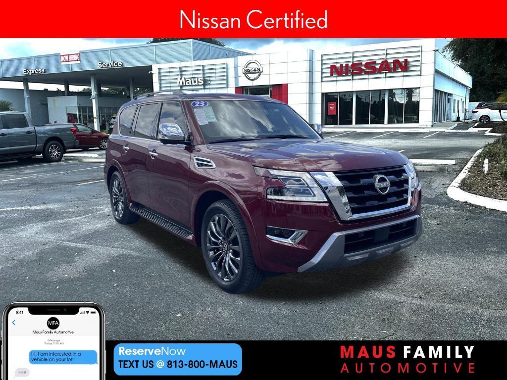 used 2023 Nissan Armada car, priced at $48,454