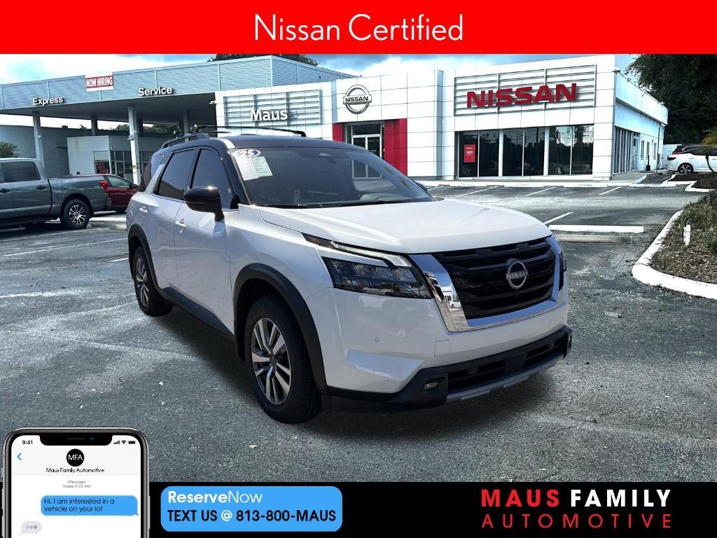 used 2025 Nissan Pathfinder car, priced at $37,705