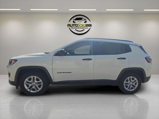 used 2021 Jeep Compass car, priced at $17,145