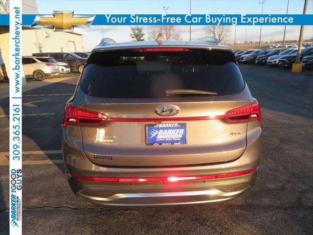 used 2021 Hyundai Santa Fe HEV car, priced at $24,490