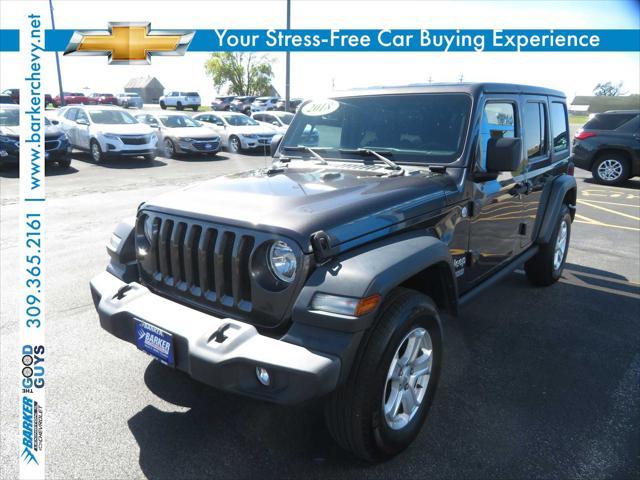 used 2018 Jeep Wrangler Unlimited car, priced at $24,377