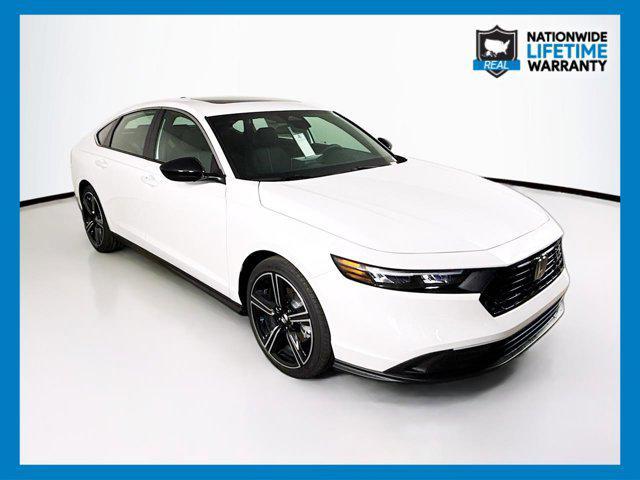 new 2025 Honda Accord Hybrid car, priced at $33,896