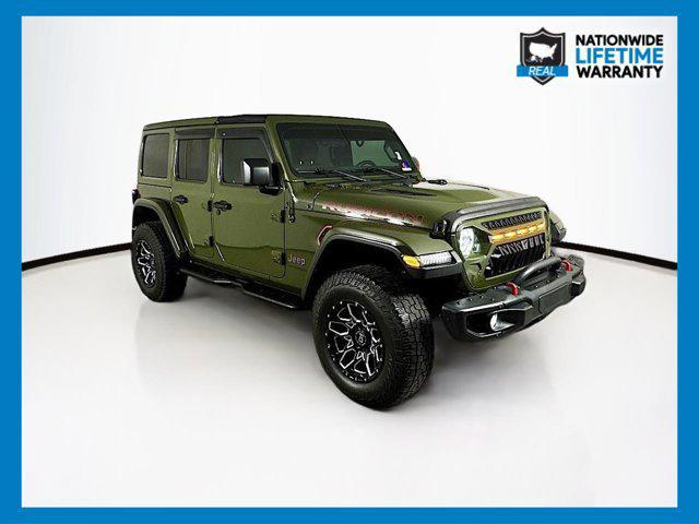 used 2021 Jeep Wrangler Unlimited car, priced at $31,716