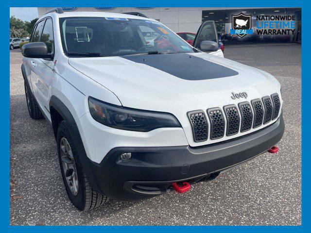 used 2021 Jeep Cherokee car, priced at $21,397