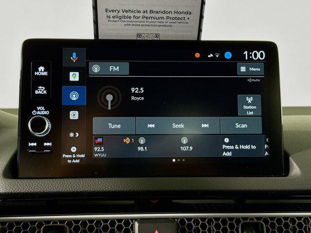 new 2025 Honda Civic Hybrid car, priced at $32,479