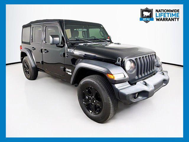 used 2021 Jeep Wrangler Unlimited car, priced at $23,655