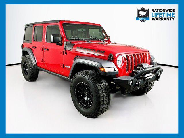 used 2018 Jeep Wrangler Unlimited car, priced at $22,224