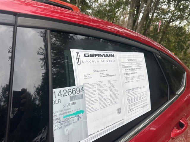 used 2020 Ford Fusion car, priced at $16,785