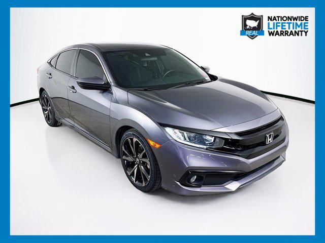 used 2019 Honda Civic car, priced at $18,344