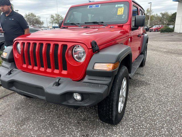 used 2020 Jeep Wrangler Unlimited car, priced at $23,503