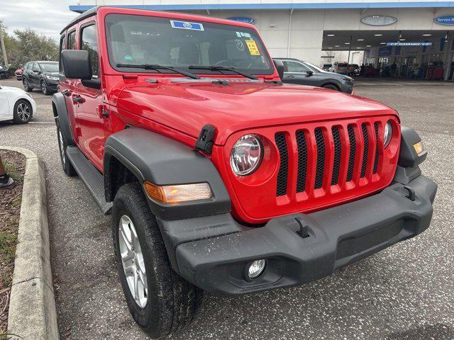 used 2020 Jeep Wrangler Unlimited car, priced at $23,503