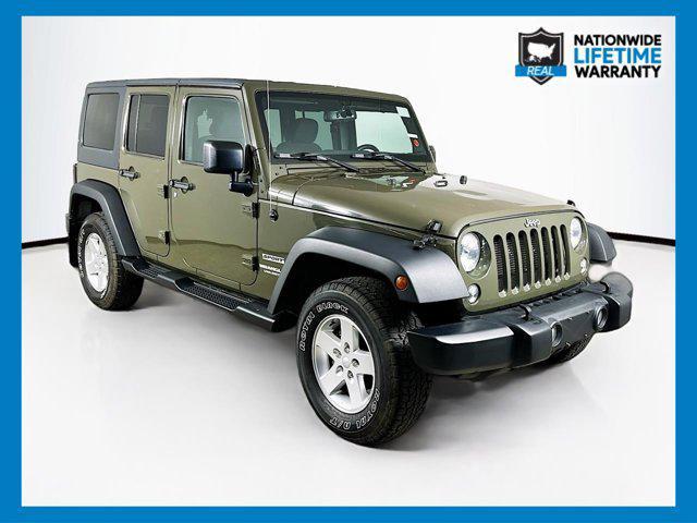 used 2016 Jeep Wrangler Unlimited car, priced at $22,726