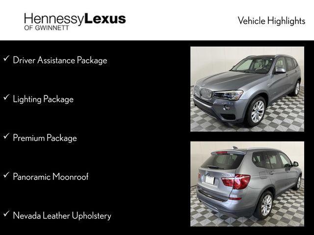 used 2015 BMW X3 car, priced at $10,390