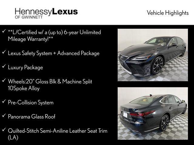 used 2022 Lexus LS 500 car, priced at $62,990