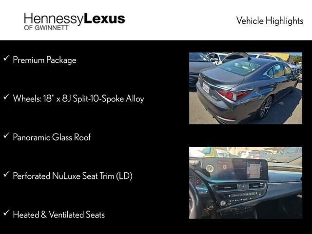 used 2022 Lexus ES 350 car, priced at $38,990