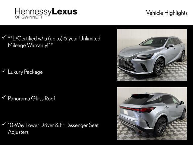 used 2023 Lexus RX 350 car, priced at $59,990