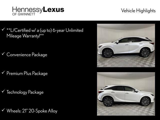 used 2024 Lexus RX 350 car, priced at $56,990