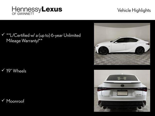 used 2023 Lexus IS 350 car, priced at $43,990