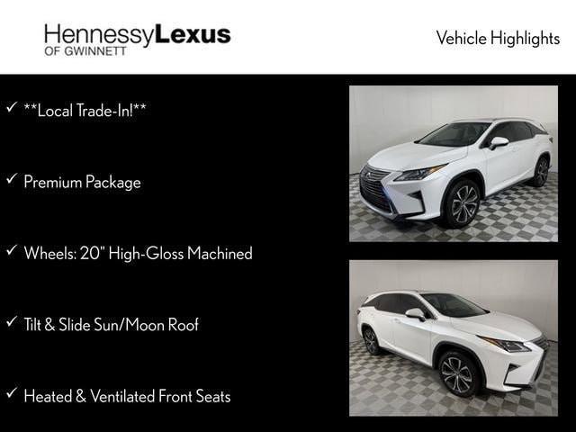 used 2018 Lexus RX 350L car, priced at $31,990