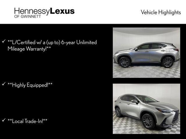 used 2024 Lexus NX 250 car, priced at $35,990