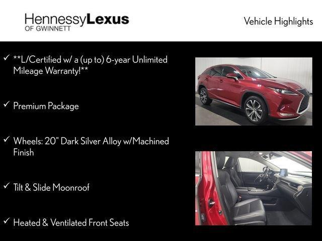 used 2022 Lexus RX 350 car, priced at $41,990