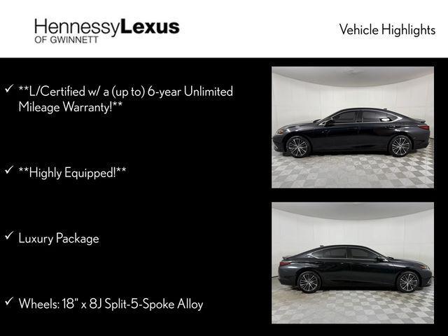 used 2023 Lexus ES 350 car, priced at $44,890