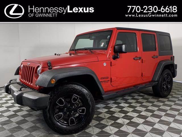 used 2015 Jeep Wrangler Unlimited car, priced at $18,690