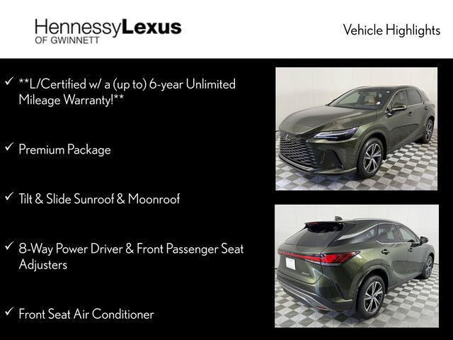 used 2023 Lexus RX 350 car, priced at $49,990