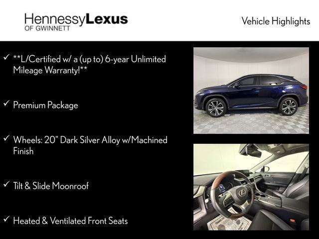 used 2022 Lexus RX 350 car, priced at $46,990