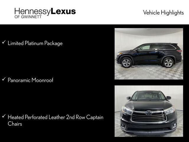 used 2015 Toyota Highlander car, priced at $19,790