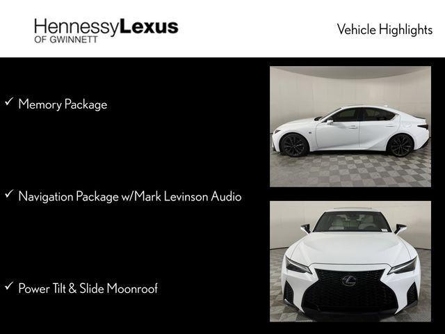 used 2022 Lexus IS 350 car, priced at $37,990