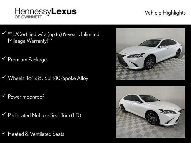 used 2022 Lexus ES 350 car, priced at $35,990