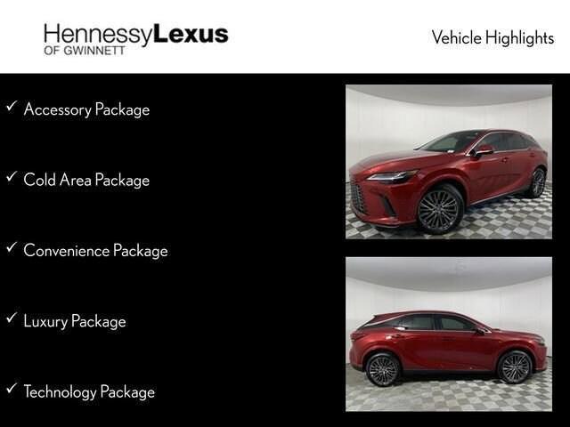 new 2024 Lexus RX 350 car, priced at $64,815