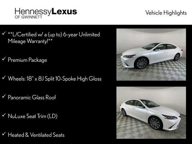 used 2019 Lexus ES 350 car, priced at $34,390