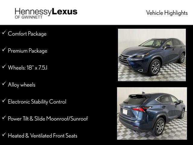 used 2015 Lexus NX 200t car, priced at $20,990