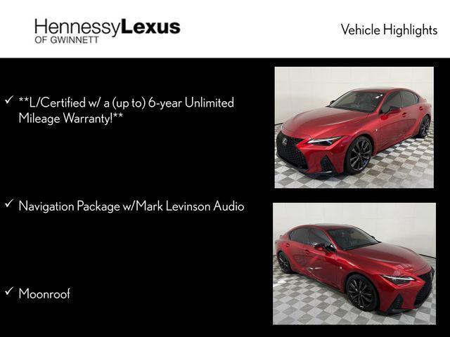 used 2021 Lexus IS 350 car, priced at $42,990
