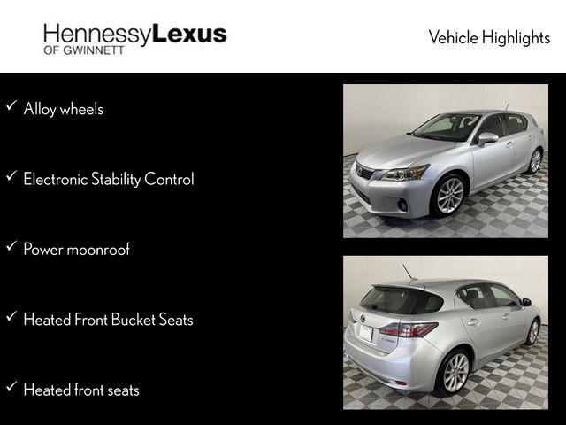 used 2012 Lexus CT 200h car, priced at $12,990