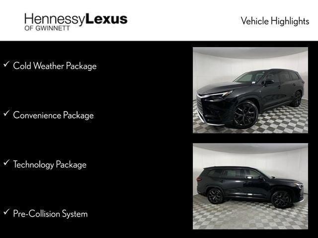 new 2024 Lexus TX 500h car, priced at $74,300
