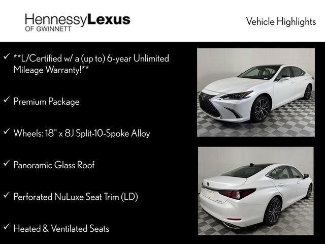 used 2024 Lexus ES 350 car, priced at $43,990