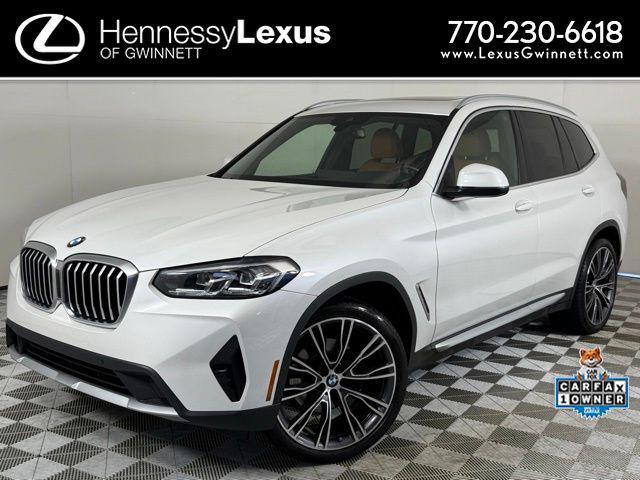 used 2022 BMW X3 car, priced at $27,990