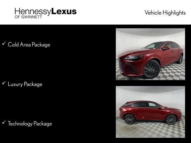 new 2024 Lexus RX 350h car, priced at $63,560
