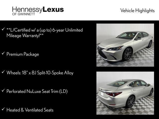 used 2024 Lexus ES 350 car, priced at $45,990