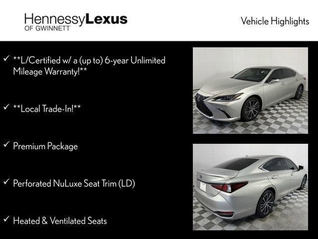 used 2022 Lexus ES 300h car, priced at $36,990