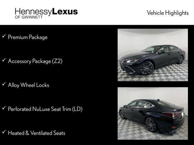 new 2024 Lexus ES 350 car, priced at $47,375