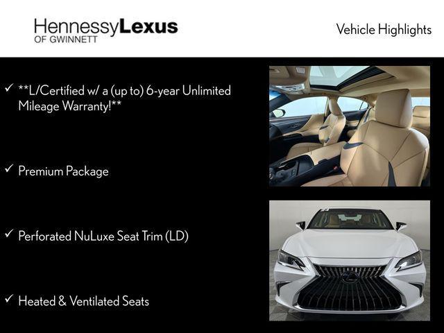 used 2024 Lexus ES 300h car, priced at $43,990