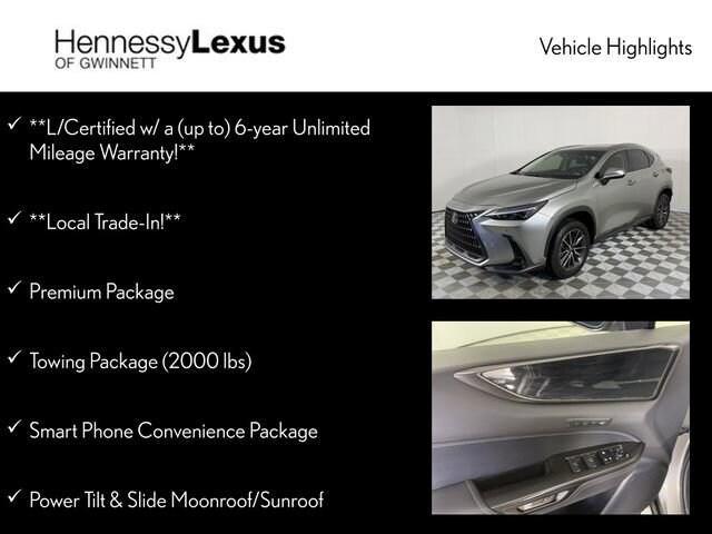 used 2022 Lexus NX 250 car, priced at $36,990