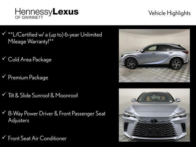 used 2023 Lexus RX 350 car, priced at $48,990