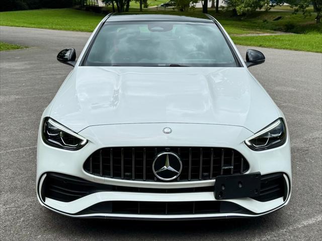 used 2024 Mercedes-Benz AMG C 43 car, priced at $58,950